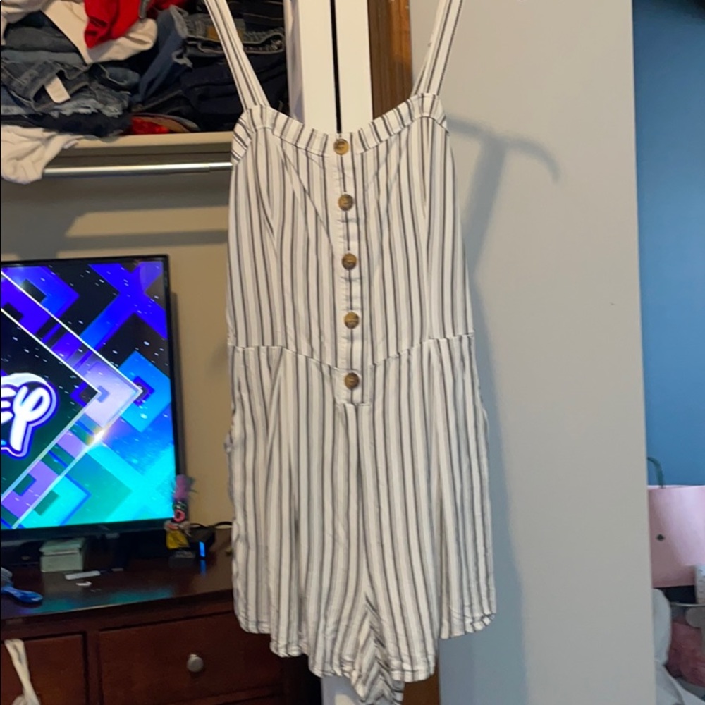 Striped bodysuit